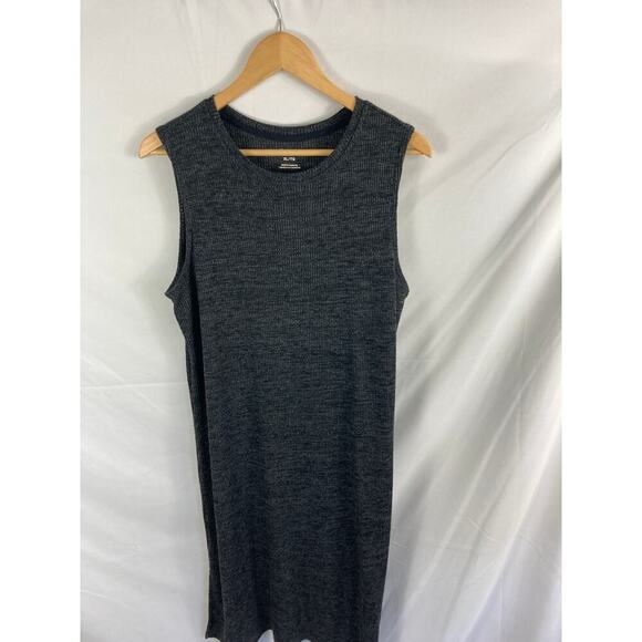 Roots Ribbed Knit Sleeveless Sheath Dress Size XL - Picture 2 of 6